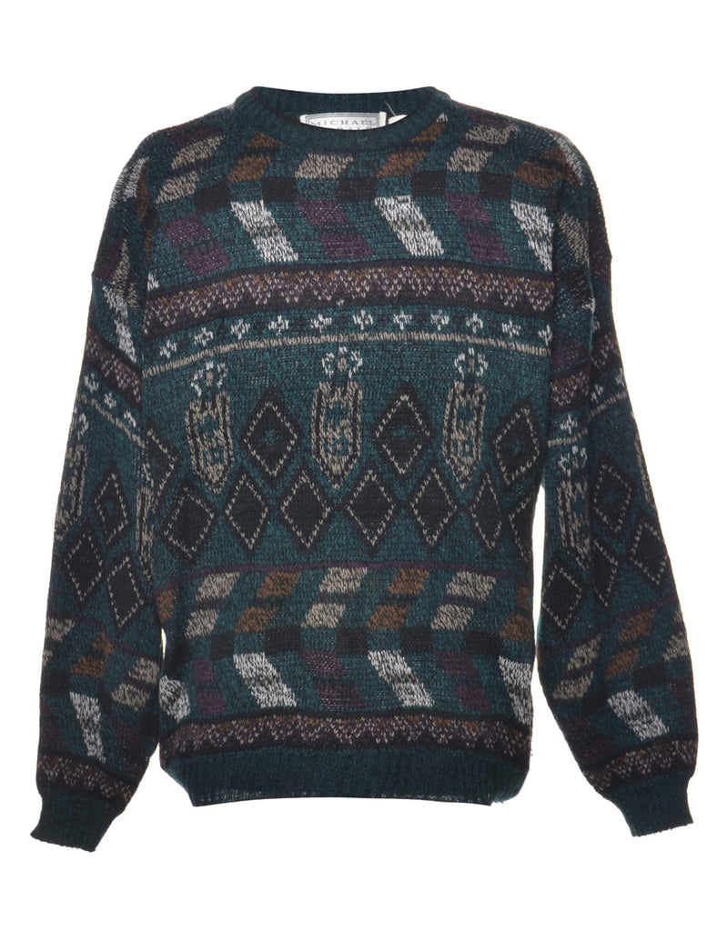 Multi-colour Patterned Jumper - XL