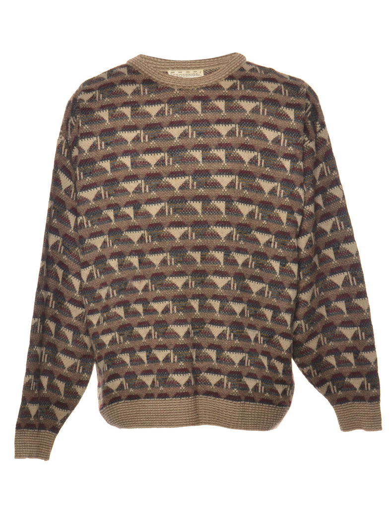 Multi-colour Patterned Jumper - L