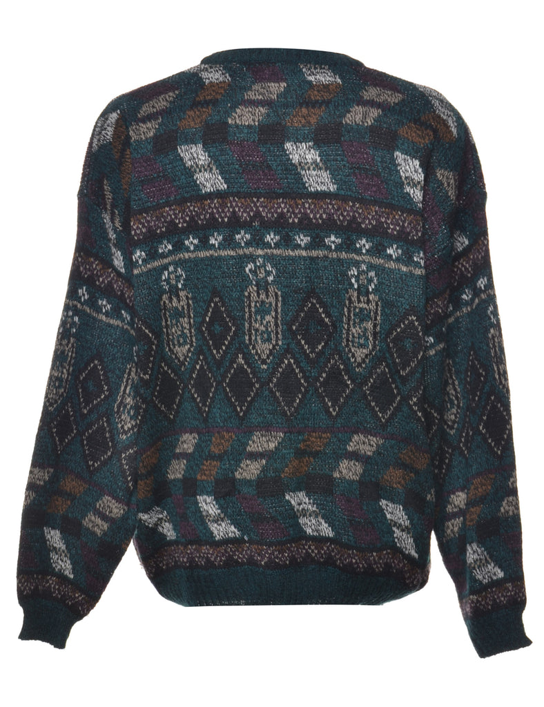 Multi-colour Patterned Jumper - XL
