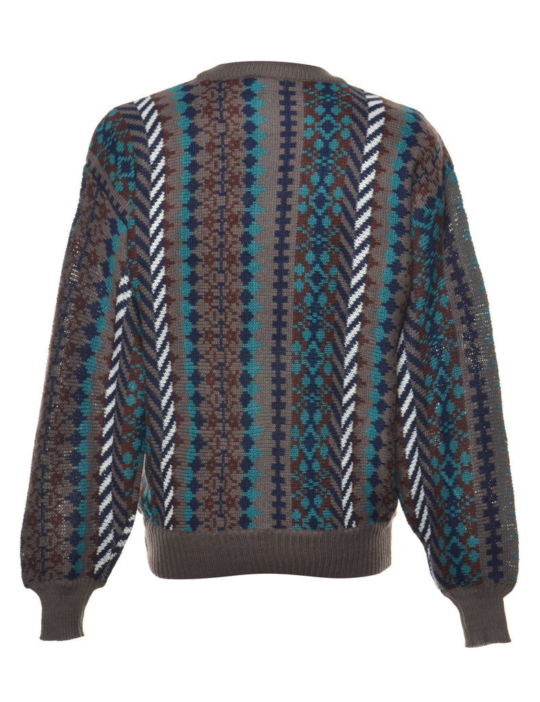 Multi-colour Patterned Jumper - M