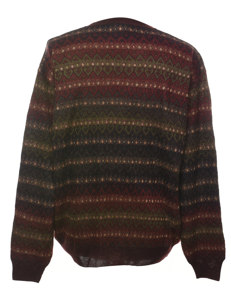 Multi-colour Patterned Jumper - L