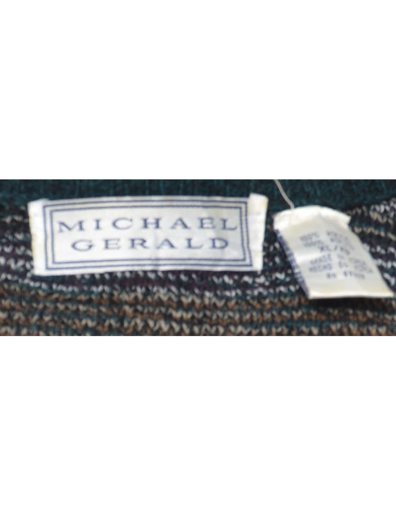 Multi-colour Patterned Jumper - XL