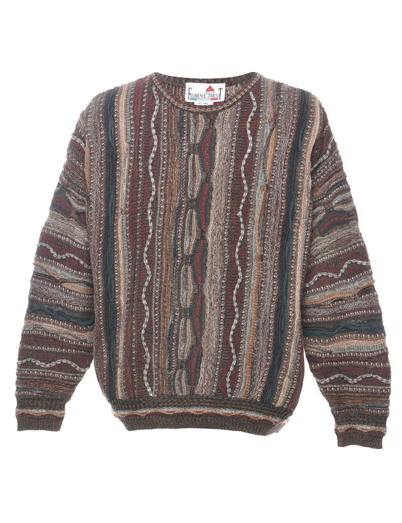 Multi-colour Striped Jumper - XL