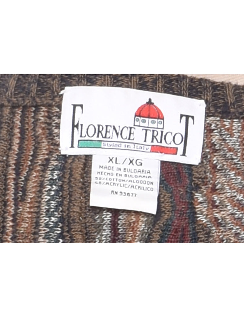 Multi-colour Striped Jumper - XL