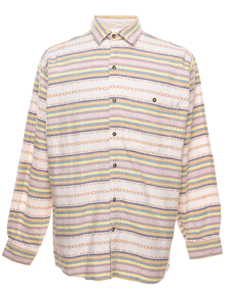 Multi-colour Striped Shirt - L
