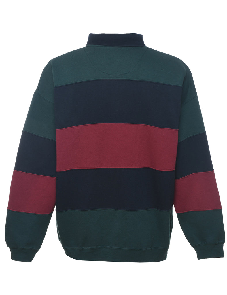 Multi-Colour Striped Sweatshirt - L