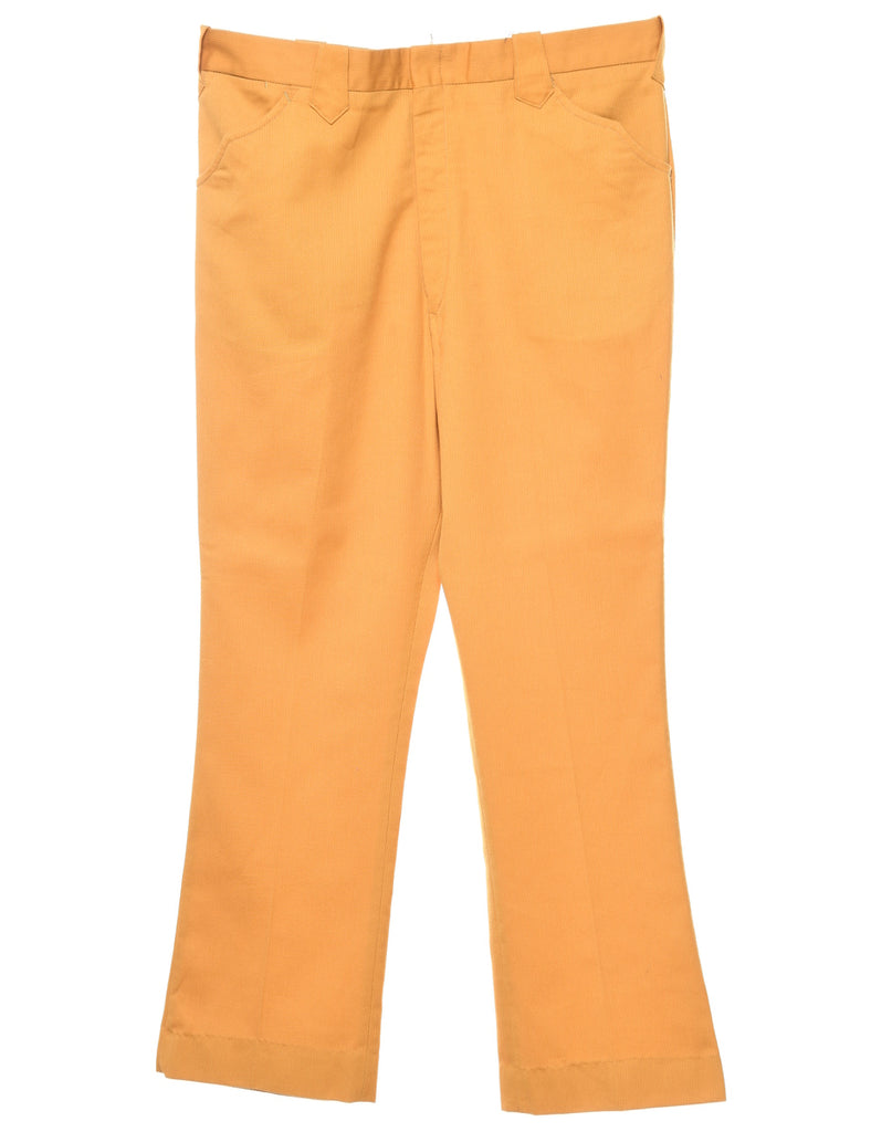 Mustard Flared Trousers - W36 L31