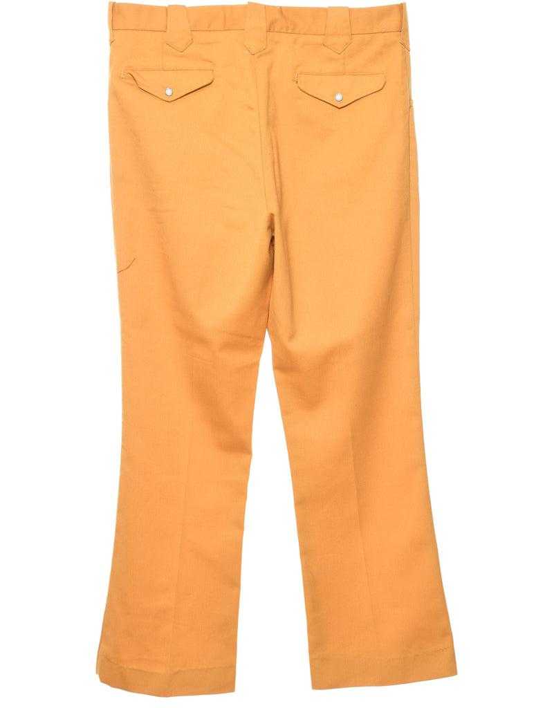 Mustard Flared Trousers - W36 L31