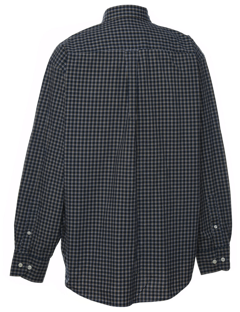 Nautica Black Checked Shirt - L