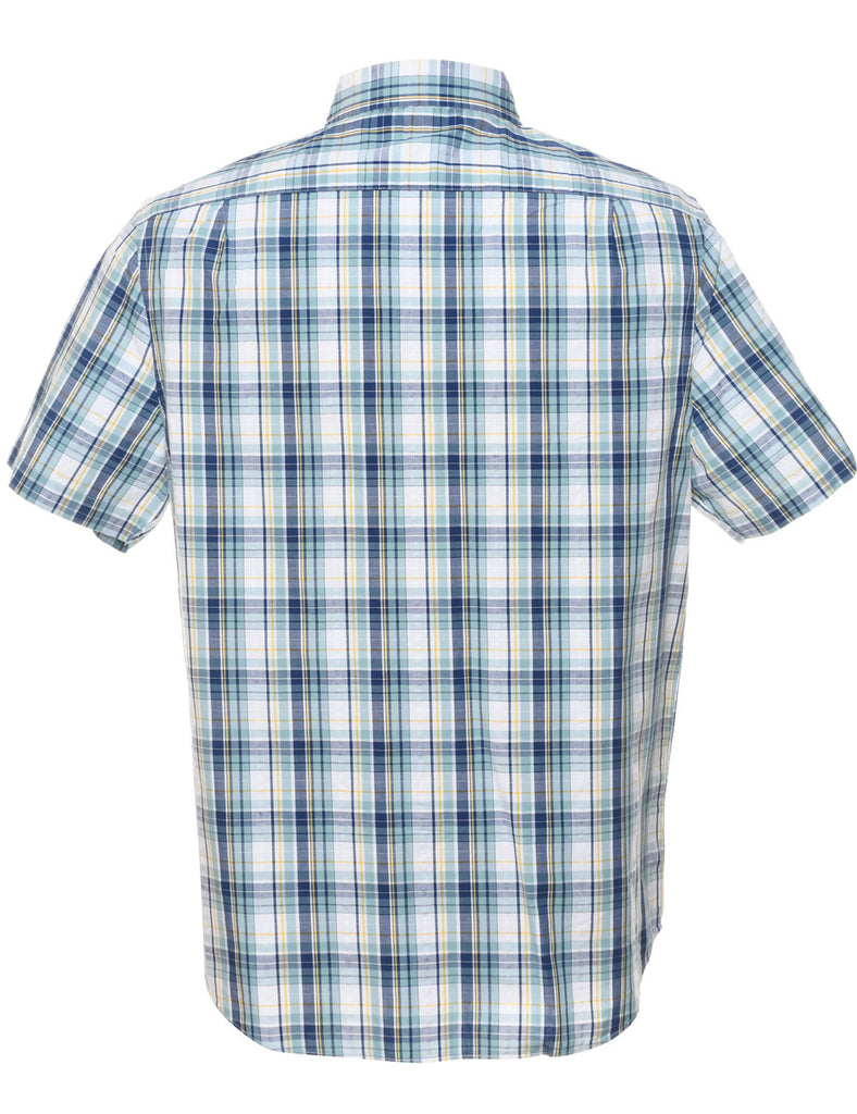Nautica Blue Classic Checked Shirt - M