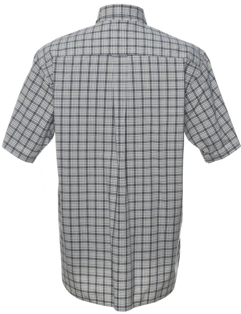 Nautica Checked Grey Shirt - M