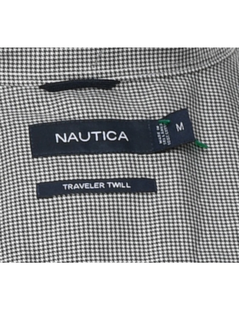 Nautica Dogtooth Checked Shirt - M