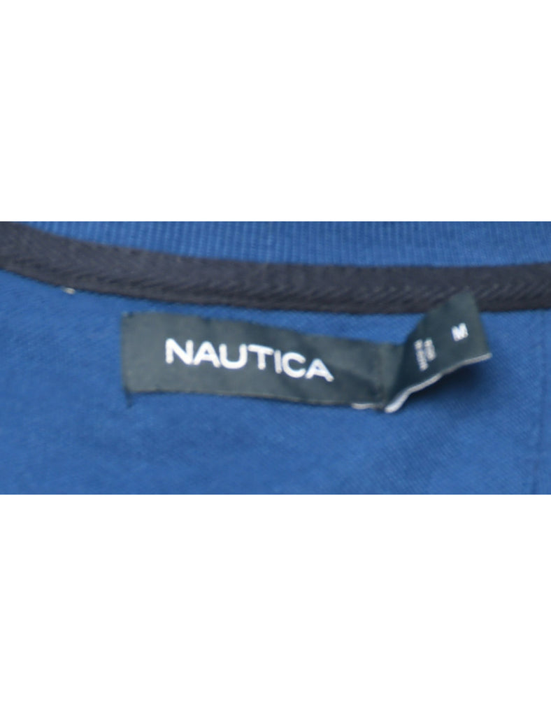 Nautica Navy Short-Sleeve Polo Shirt - S