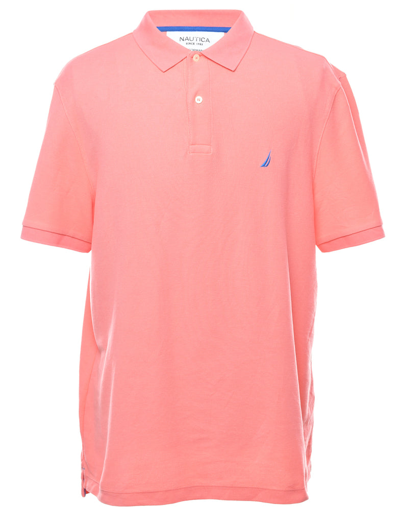 Nautica Pale Pink Polo T-shirt - XL