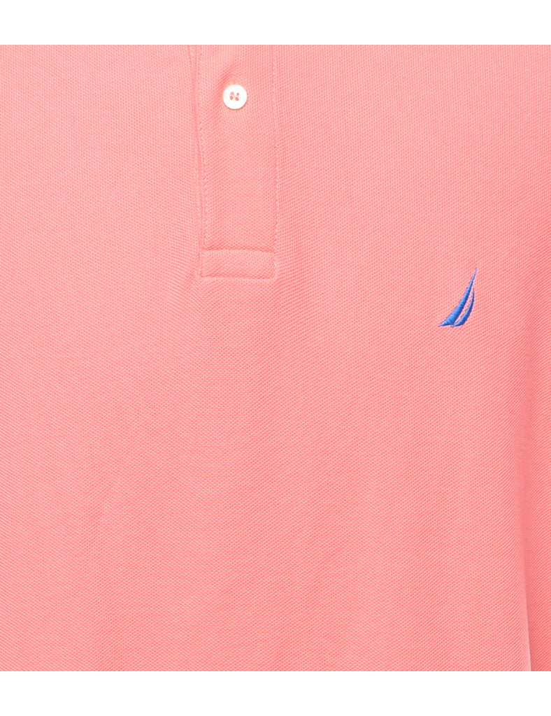 Nautica Pale Pink Polo T-shirt - XL