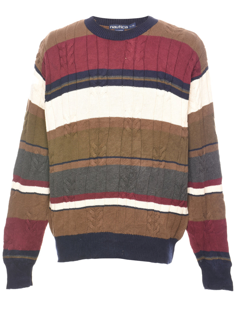 Nautica Striped Jumper - L