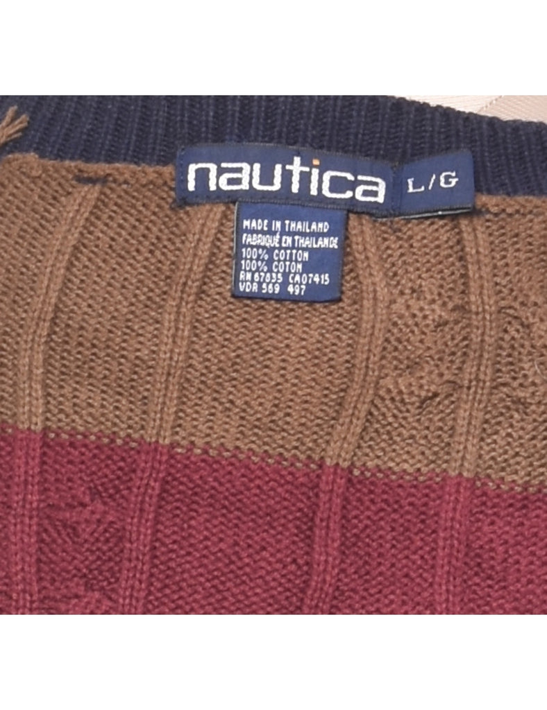Nautica Striped Jumper - L