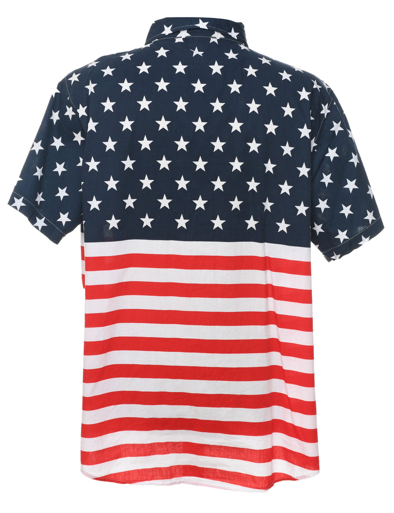 Nautical Print Shirt - L