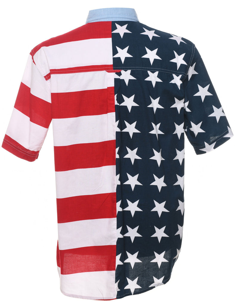 Nautical Short Sleeved Shirt - M