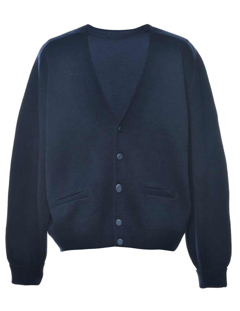 Navy Cardigan - L