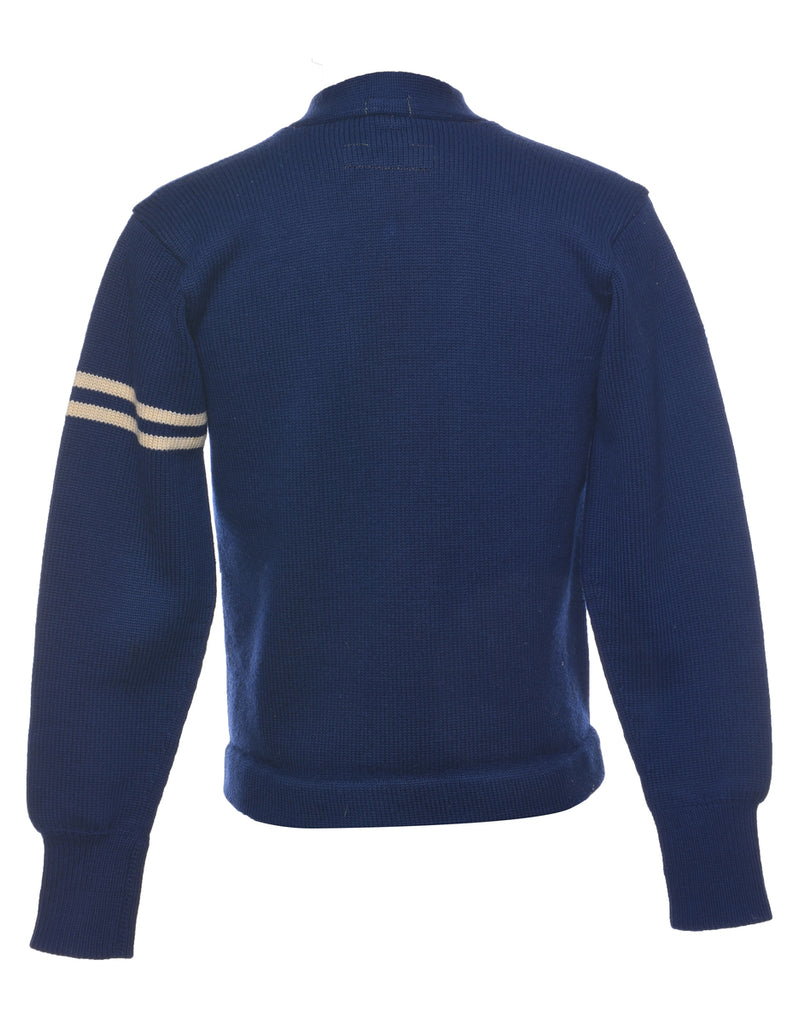 Navy Cardigan - S