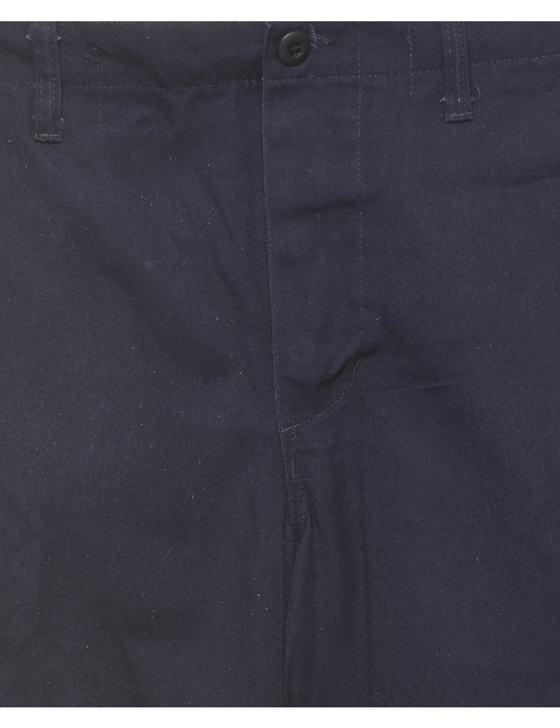 Navy Cargo Trousers - W35 L31