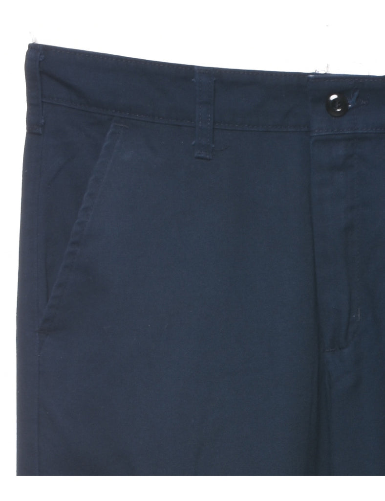 Navy Cargo Trousers - W32 L32