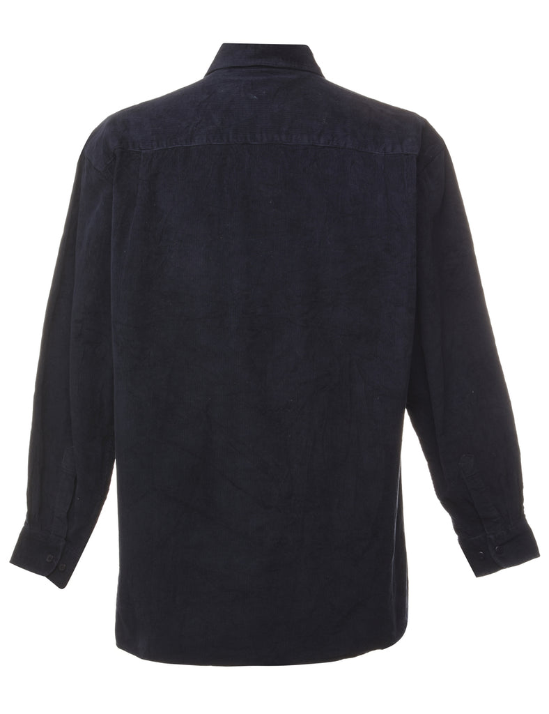 Navy Corduroy Shirt - M