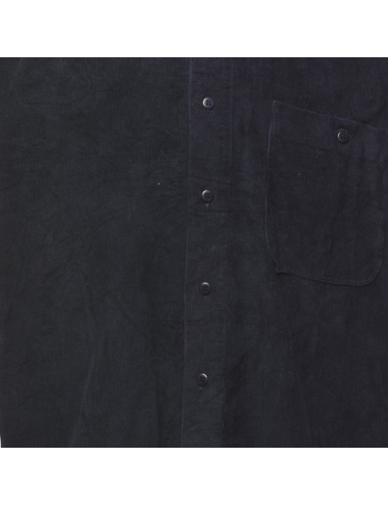 Navy Corduroy Shirt - M