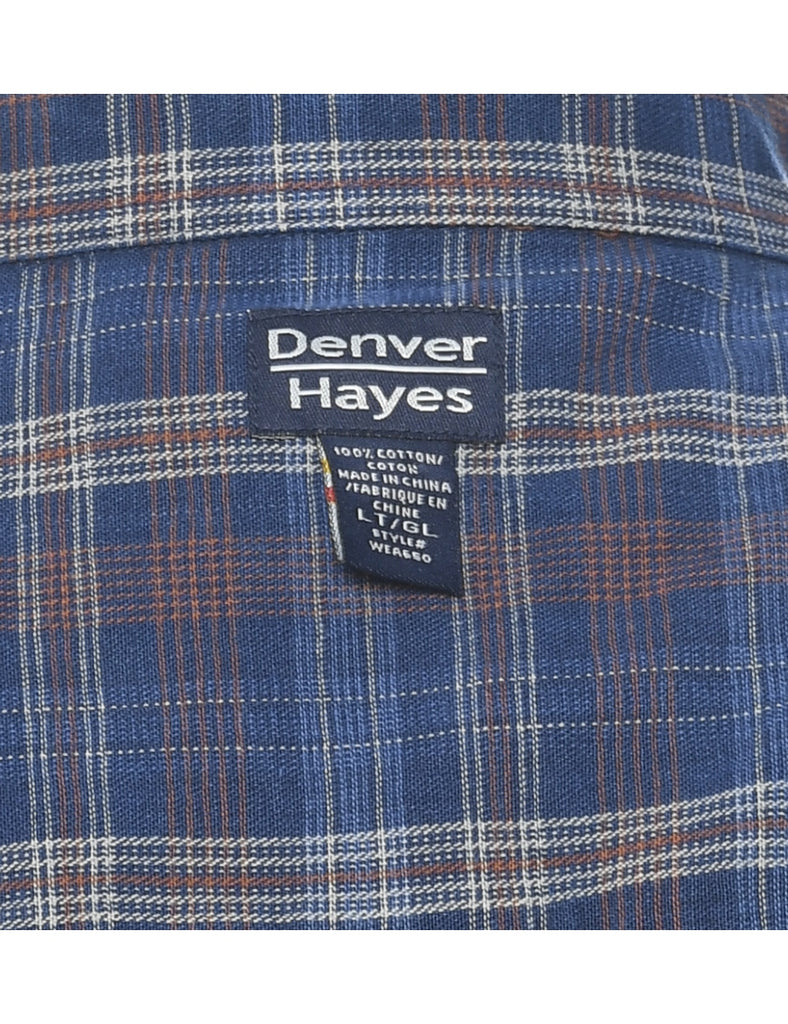 Navy Denim Shirt - L