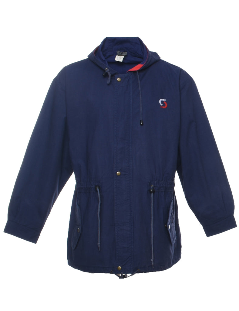 Navy Hooded Jacket - M