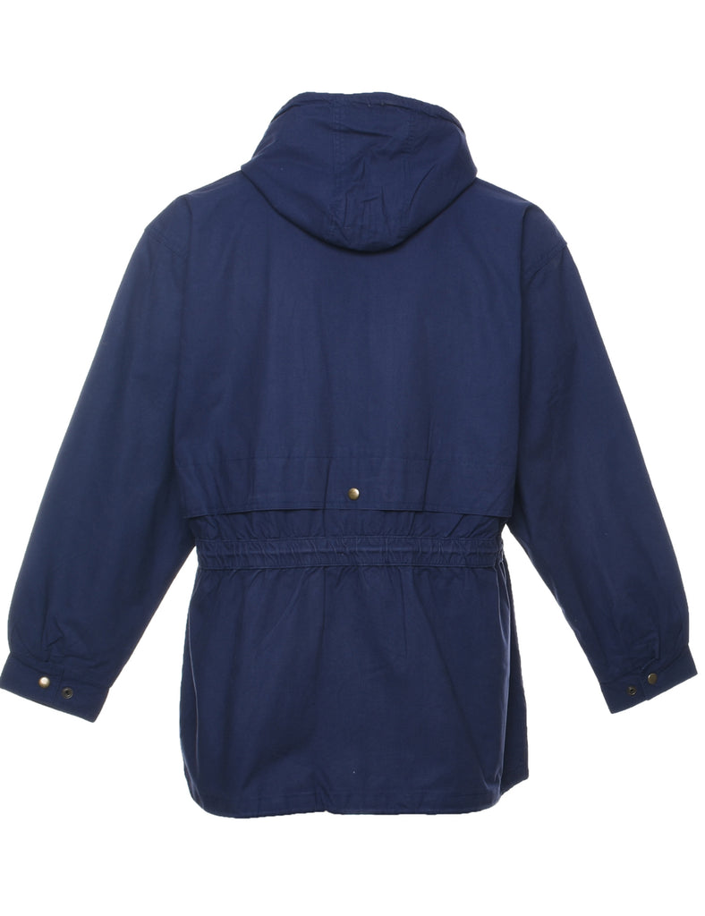 Navy Hooded Jacket - M