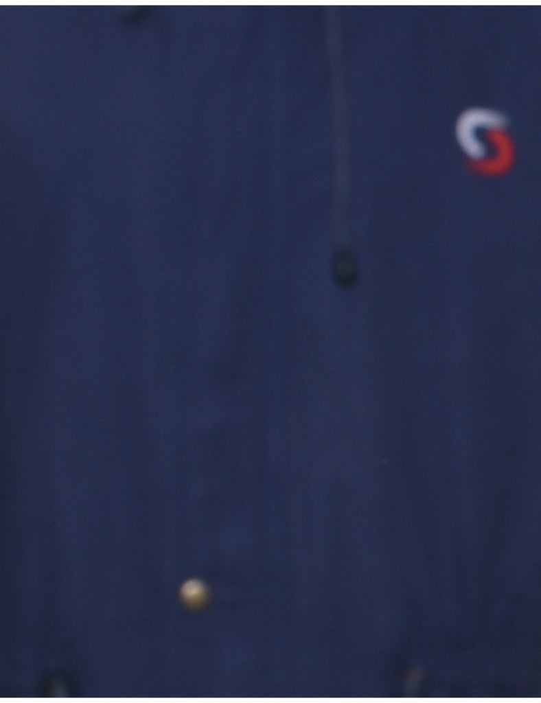 Navy Hooded Jacket - M