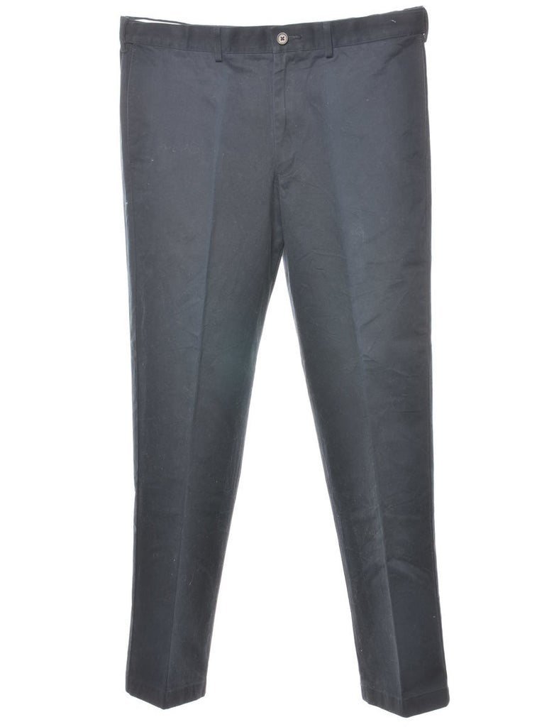 Navy Lands' End Trousers - W38 L33