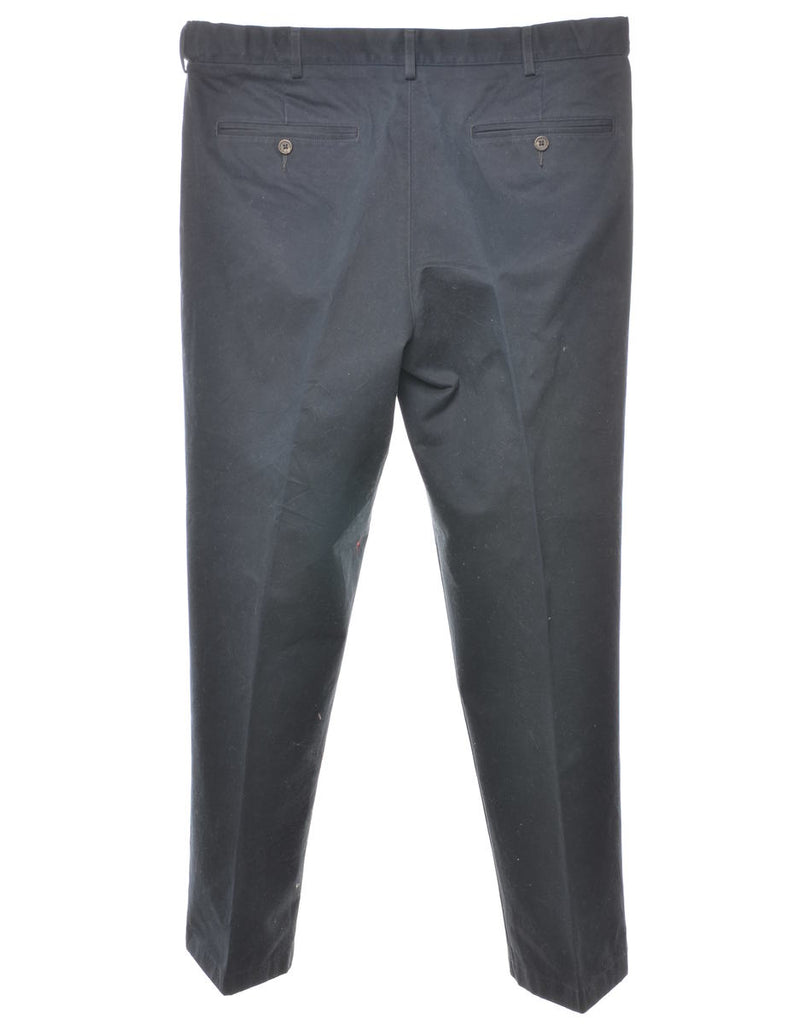 Navy Lands' End Trousers - W38 L33