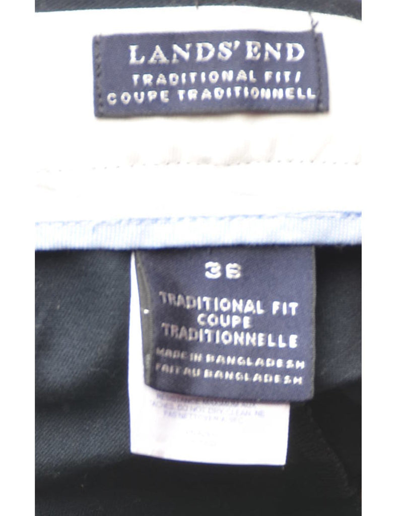Navy Lands' End Trousers - W38 L33