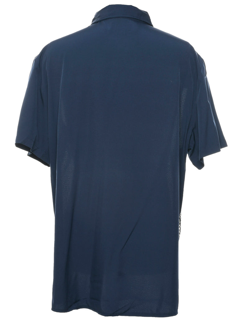 Navy Mesh Shirt - XL