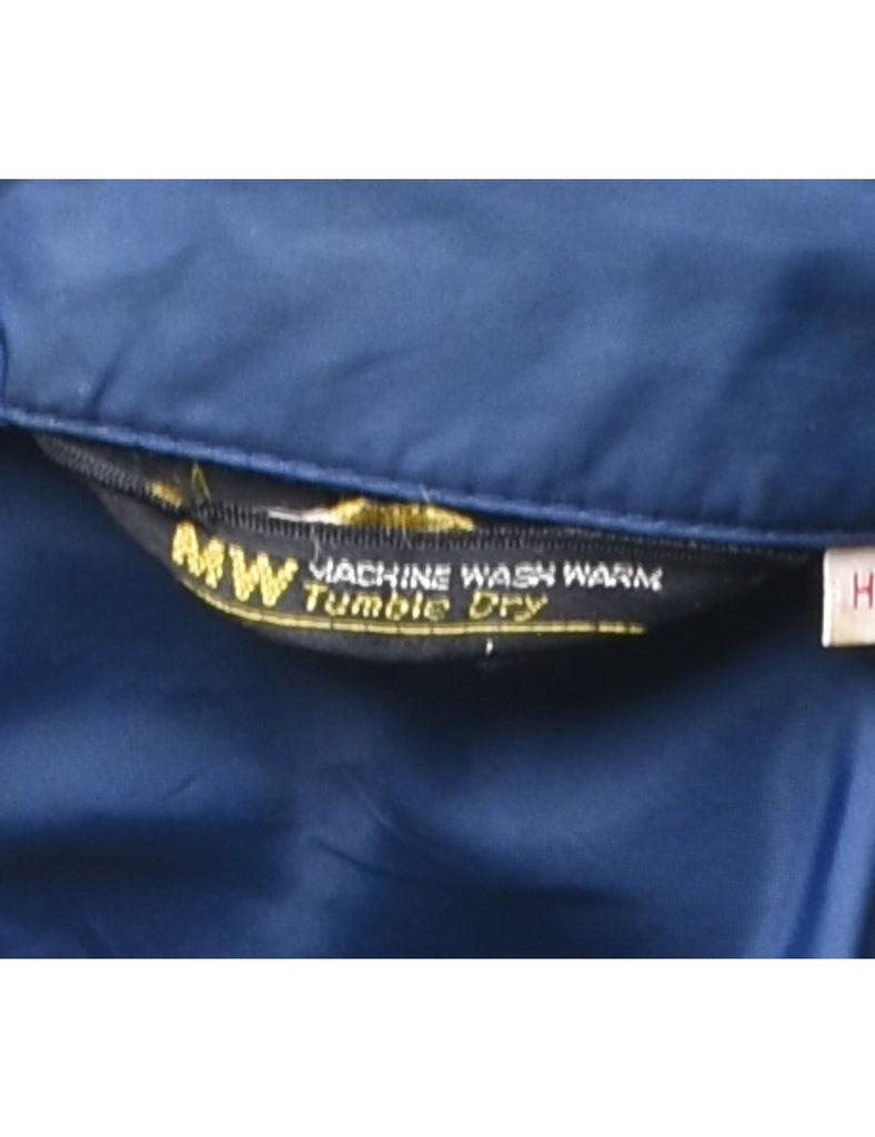 Navy Patchwork Jacket - XL