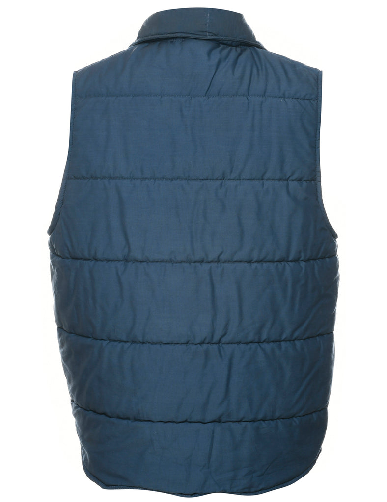 Navy Puffer Vest - M