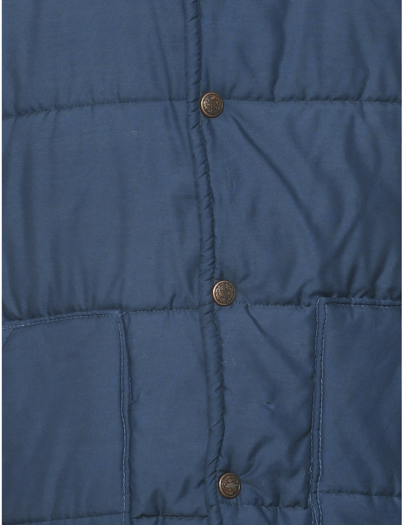 Navy Puffer Vest - M