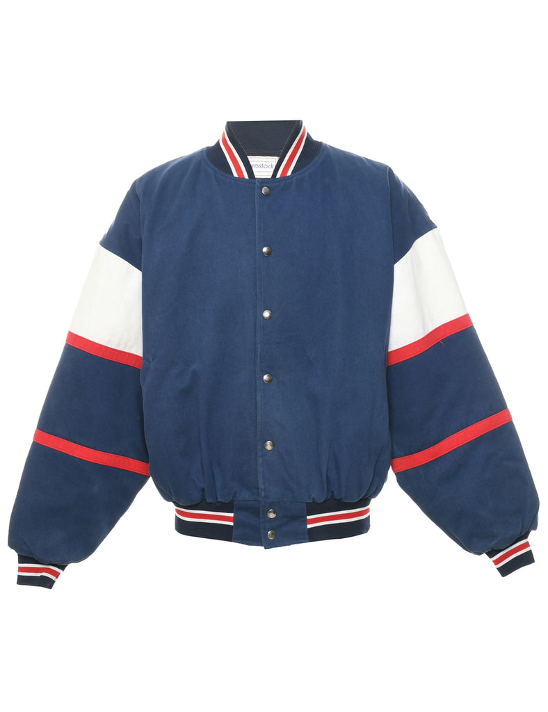 Navy Sabres Football Bomber Jacket - XL