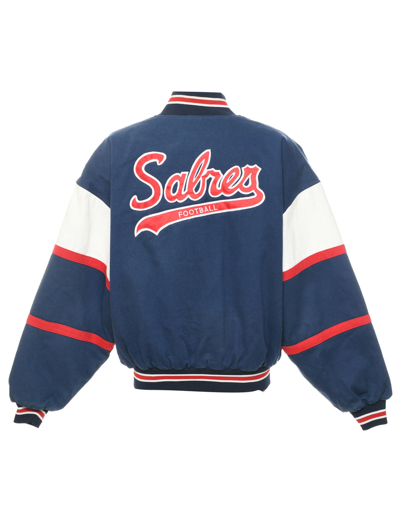 Navy Sabres Football Bomber Jacket - XL