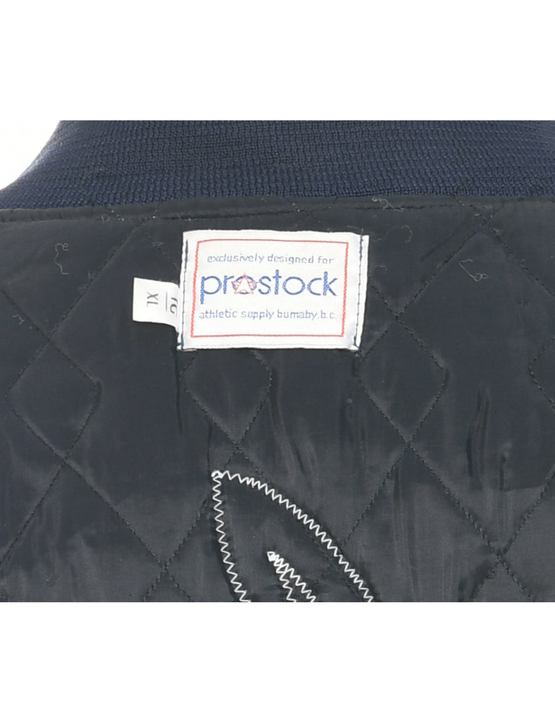 Navy Sabres Football Bomber Jacket - XL