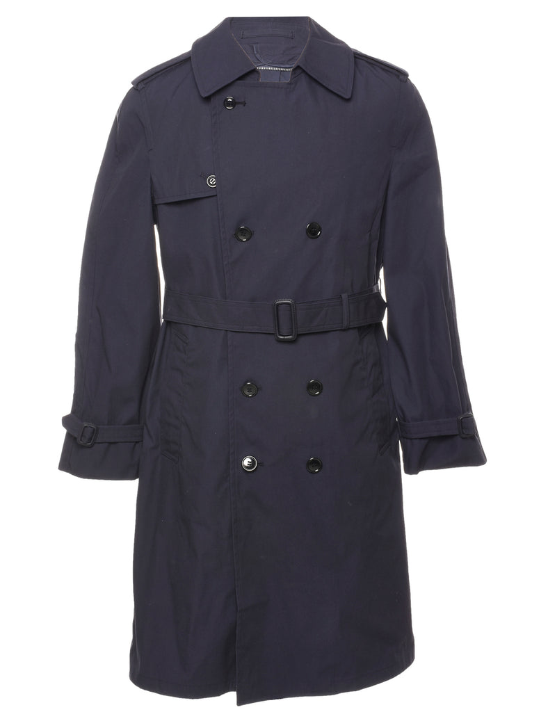 Navy Trench Coat - M