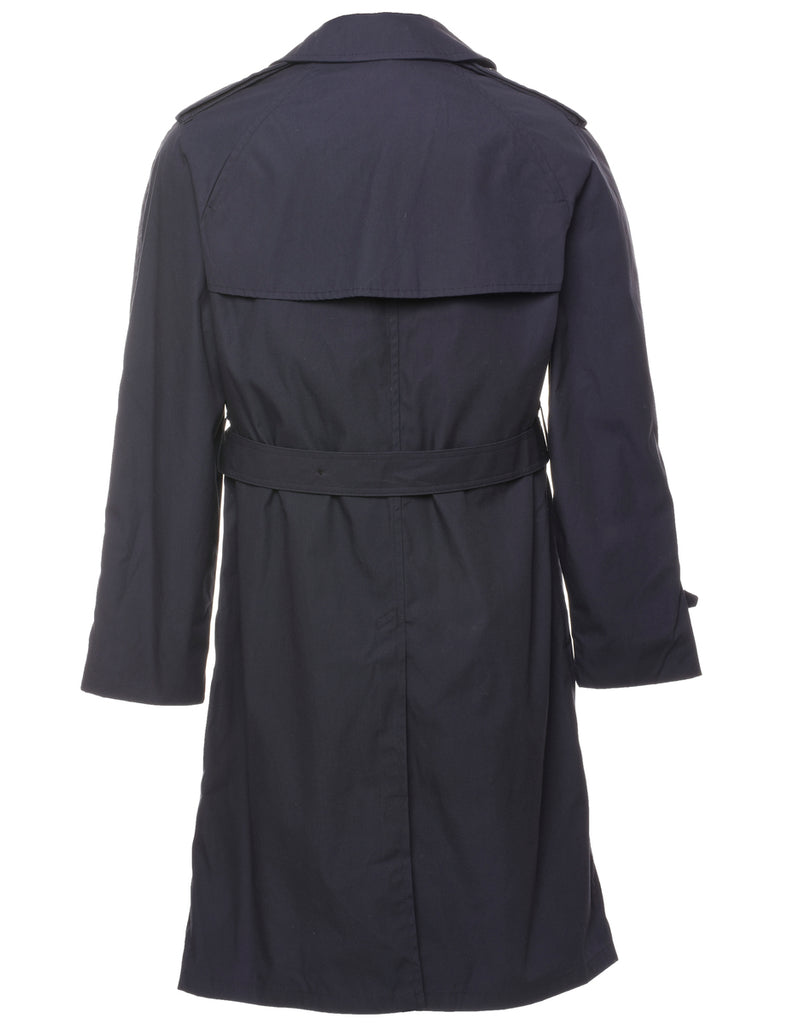 Navy Trench Coat - M