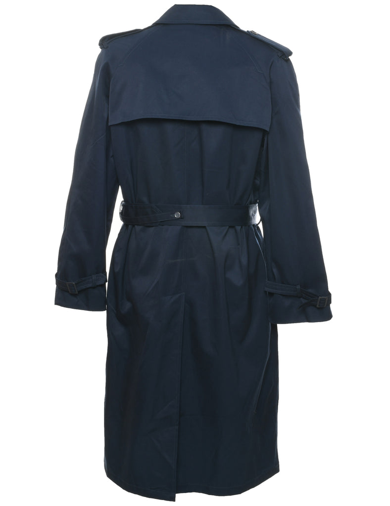 Navy Trench Coat - XL