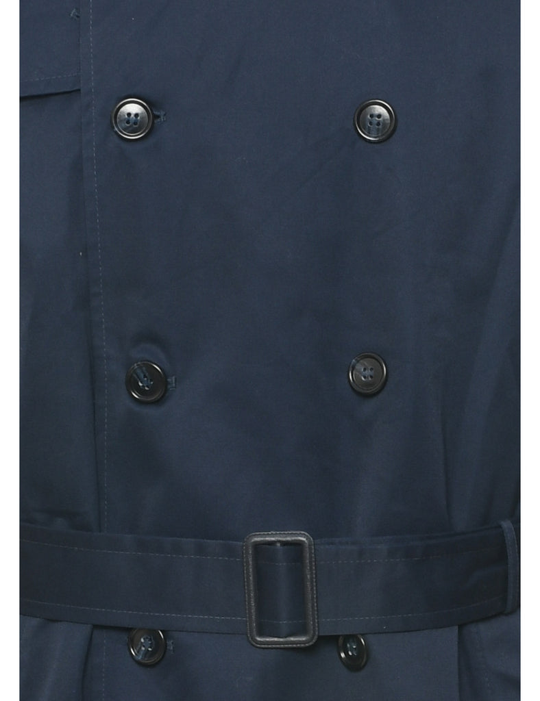 Navy Trench Coat - XL