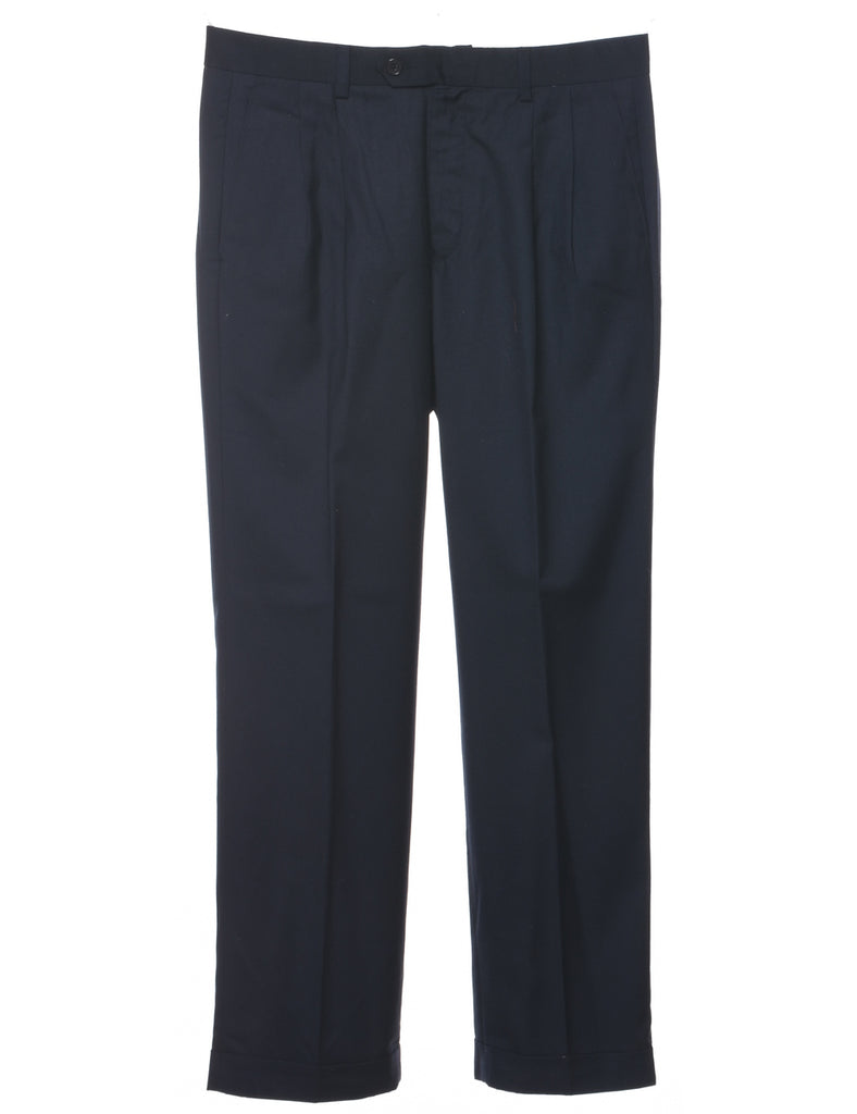 Navy Trousers - W32 L29