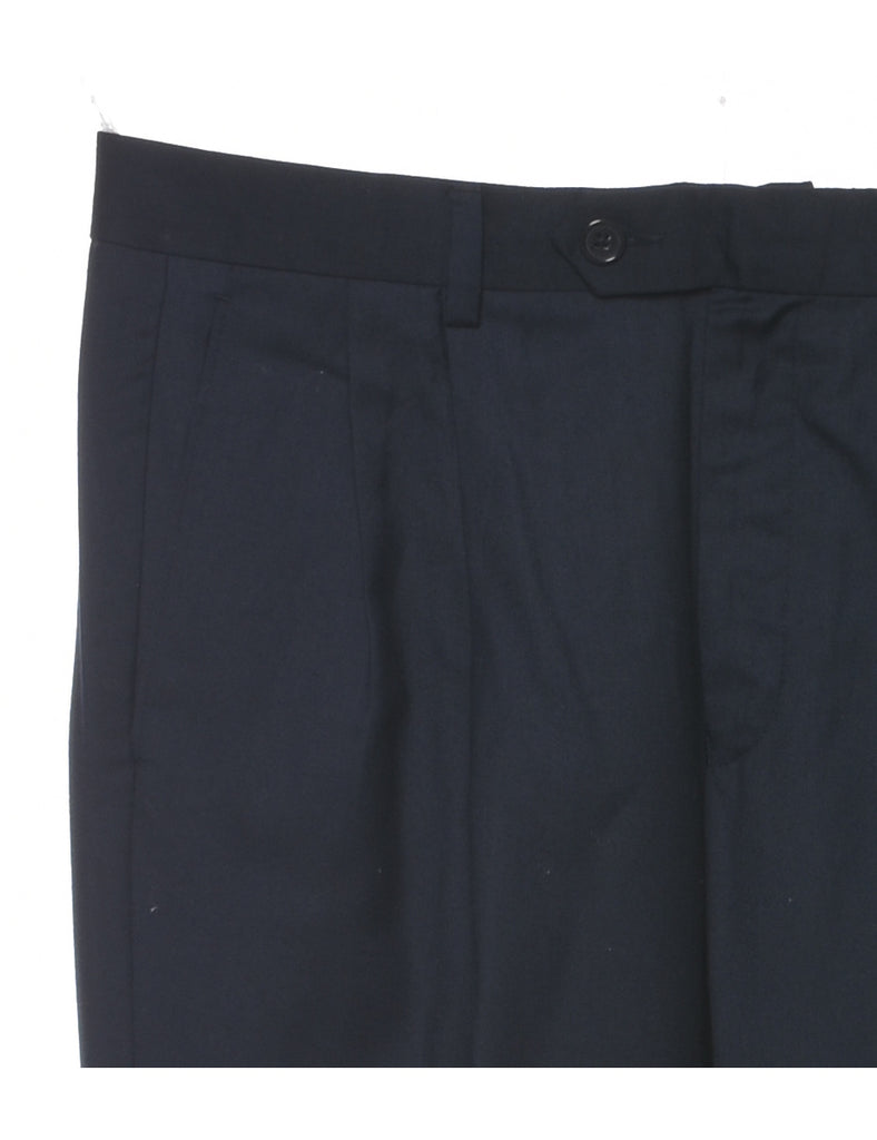 Navy Trousers - W32 L29