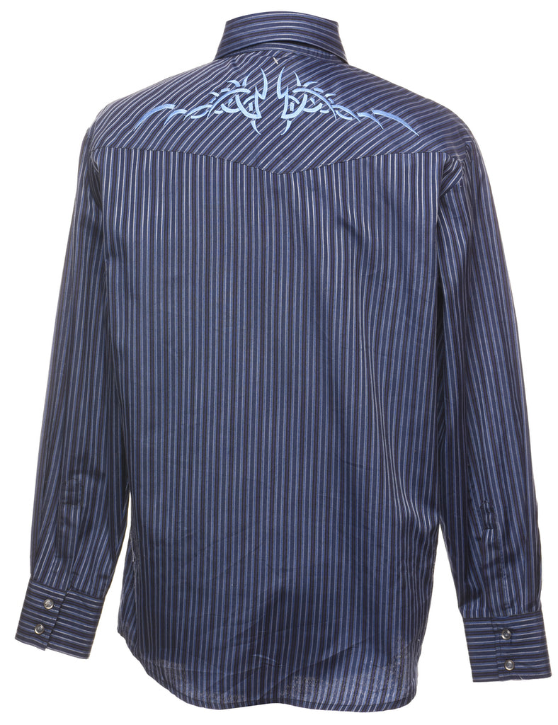 Navy Western Shirt - M